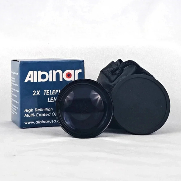 Albinar Other - Albinar 2x Telephoto Lens 52mm Professional High Def Speed HD MC - Black NEW